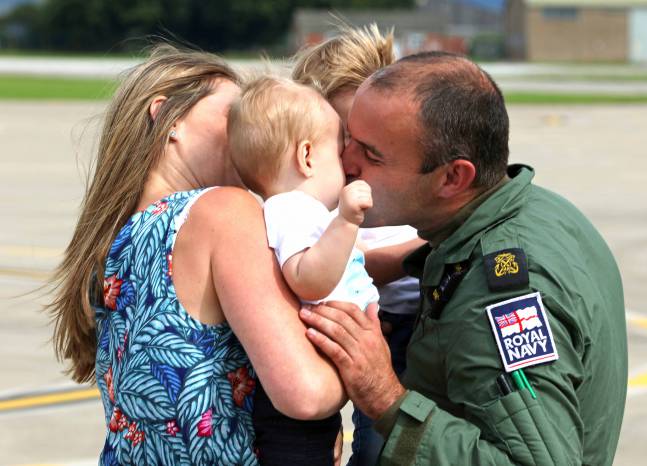 YEOVILTON LIFE: Smiles and tears as helicopter crew returns home