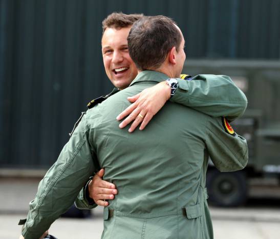 YEOVILTON LIFE: Smiles and tears as helicopter crew returns home Photo 2