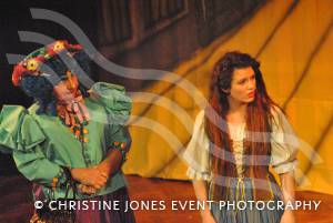 Cinderella with Castaway Theatre Group - Feb 8, 2013: Prudence Hardup (Chris White) and Cinderella (Katie Orwin). Photo 39
