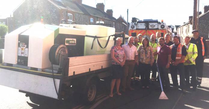 SOUTH SOMERSET NEWS: Town trials environmentally-friendly way to get rid of weeds