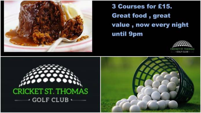 LEISURE: Cricket St Thomas Golf Club is more than just a golf club – it’s a great place to dine out