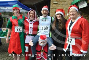 Yeovil Santa Dash Pt 1 – December 11, 2016: The annual Santa Dash in aid of St Margaret’s Somerset Hospice took place at Yeovil Country Park. Photo 1