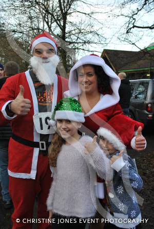Yeovil Santa Dash Pt 1 – December 11, 2016: The annual Santa Dash in aid of St Margaret’s Somerset Hospice took place at Yeovil Country Park. Photo 17