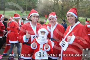 Yeovil Santa Dash Pt 1 – December 11, 2016: The annual Santa Dash in aid of St Margaret’s Somerset Hospice took place at Yeovil Country Park. Photo 18