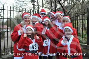 Yeovil Santa Dash Pt 1 – December 11, 2016: The annual Santa Dash in aid of St Margaret’s Somerset Hospice took place at Yeovil Country Park. Photo 9