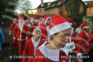 Yeovil Santa Dash Pt 2 – December 11, 2016: The annual Santa Dash in aid of St Margaret’s Somerset Hospice took place at Yeovil Country Park. Photo 12