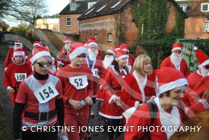 Yeovil Santa Dash Pt 2 – December 11, 2016: The annual Santa Dash in aid of St Margaret’s Somerset Hospice took place at Yeovil Country Park. Photo 14