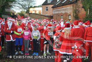 Yeovil Santa Dash Pt 2 – December 11, 2016: The annual Santa Dash in aid of St Margaret’s Somerset Hospice took place at Yeovil Country Park. Photo 2