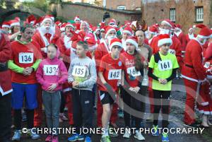 Yeovil Santa Dash Pt 2 – December 11, 2016: The annual Santa Dash in aid of St Margaret’s Somerset Hospice took place at Yeovil Country Park. Photo 3