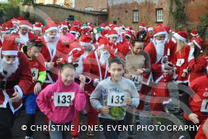 Yeovil Santa Dash Pt 2 – December 11, 2016: The annual Santa Dash in aid of St Margaret’s Somerset Hospice took place at Yeovil Country Park. Photo 5