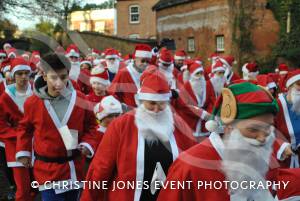 Yeovil Santa Dash Pt 2 – December 11, 2016: The annual Santa Dash in aid of St Margaret’s Somerset Hospice took place at Yeovil Country Park. Photo 9