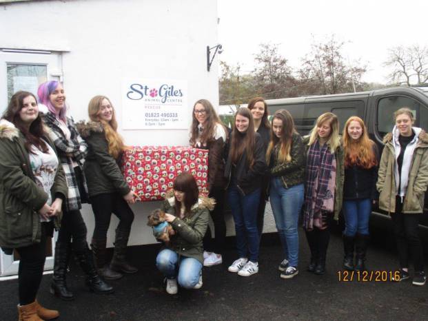 COLLEGE NEWS: Festive treats for animal rescue centre – thanks to students