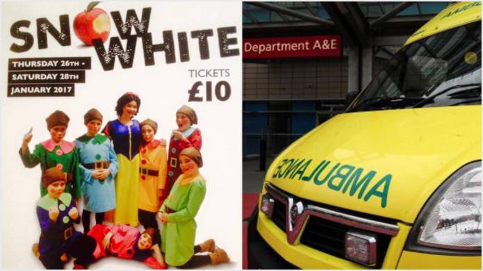 YEOVIL NEWS: Man taken to hospital after collapsing at panto show