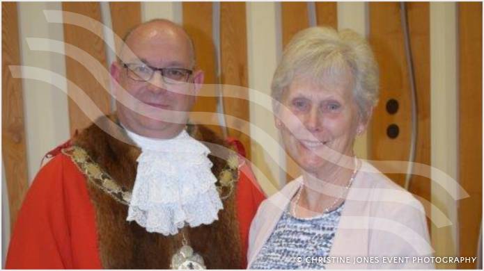 YEOVIL NEWS: Mayor’s Silver Salver presented to surprised Liz Pike