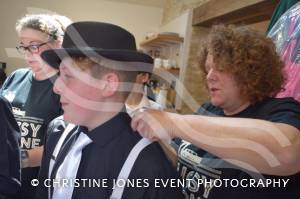 Castaways at Bruton Part 1 – May 14, 2017: Members of the Castaway Theatre Group took part in a film workshop with part of their forthcoming Bugsy Malone production at the Hauser and Wirth arts centre in Bruton. Photo 5