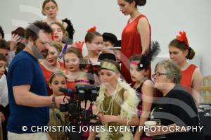 Castaways at Bruton Part 3 – May 14, 2017: Members of the Castaway Theatre Group took part in a film workshop with part of their forthcoming Bugsy Malone production at the Hauser and Wirth arts centre in Bruton. Photo 1