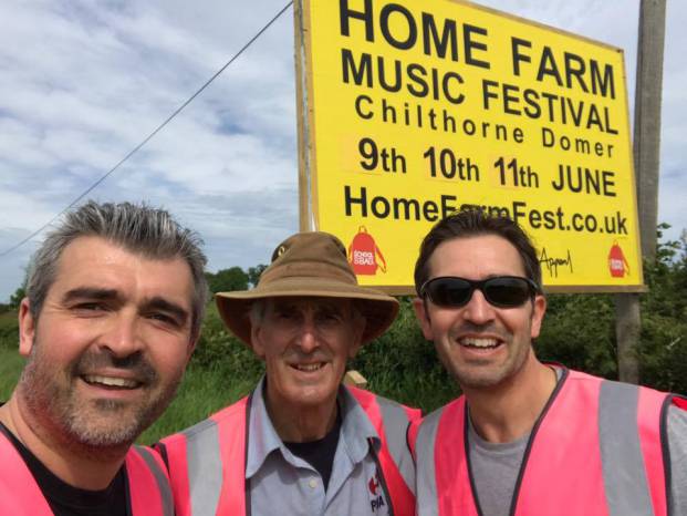 HOME FARM FEST 2017: The signs are going up – the festival is getting close!