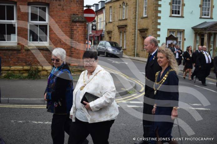 YEOVIL NEWS: Chain gang gather for Mayor’s civic service
