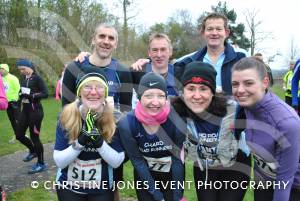 Slay the Dragon - Feb 24, 2013: Members of Chard Road Runners at Hinton St George. Photo 6