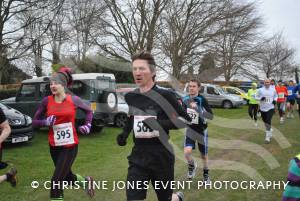 Slay the Dragon - Feb 24, 2013: Runners in the 10k at Hinton St George. Photo 14