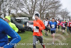 Slay the Dragon - Feb 24, 2013: Runners in the 10k at Hinton St George. Photo 15