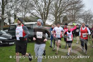 Slay the Dragon - Feb 24, 2013: Runners in the 10k at Hinton St George. Photo 16