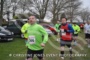 Slay the Dragon - Feb 24, 2013: Runners in the 10k at Hinton St George. Photo 17