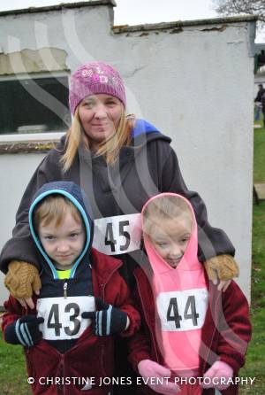 Slay the Dragon - Feb 24, 2013: Wrapped up warm for the 2k fun run at Hinton St George. Photo 23