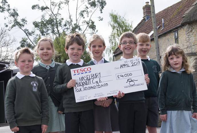 SCHOOL NEWS: Tesco Yeovil store supports village school