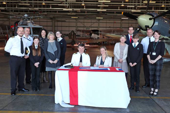 SCHOOL NEWS: Stanchester links with RNAS Yeovilton