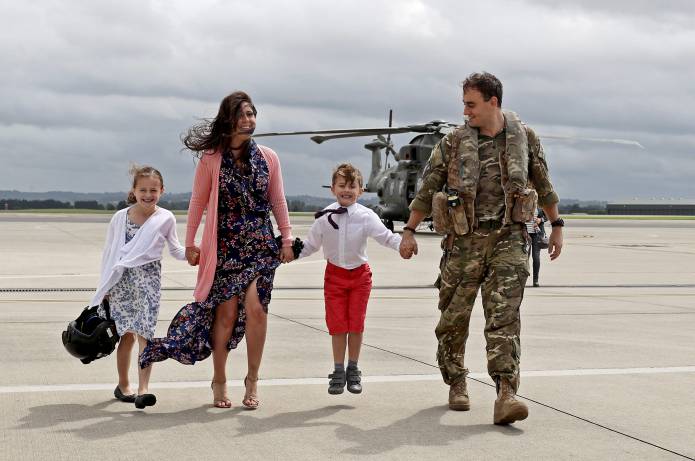 YEOVILTON LIFE: Emotional homecoming for helicopter crews
