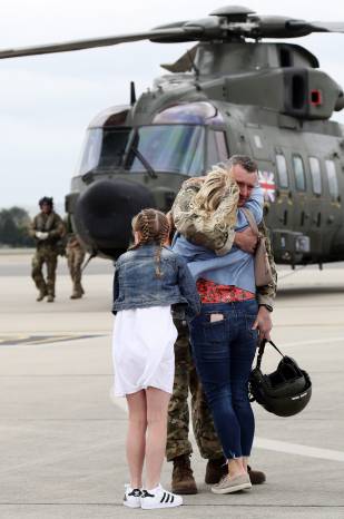 YEOVILTON LIFE: Emotional homecoming for helicopter crews Photo 2