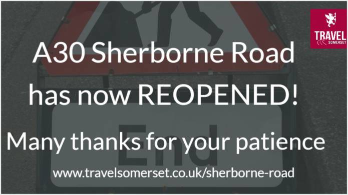 YEOVIL NEWS: Sherborne Road is back open