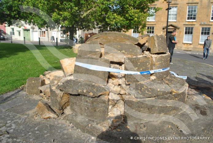SOUTH SOMERSET NEWS: Historic Market Cross is toppled in crash Photo 2