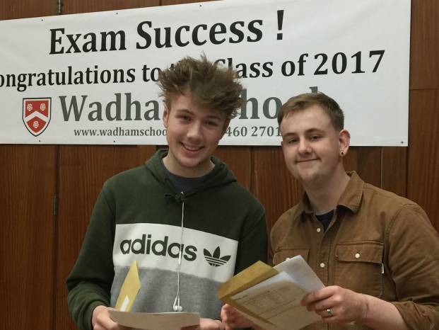 GCSE RESULTS 2017: Wadham celebrates a double triple Photo 1