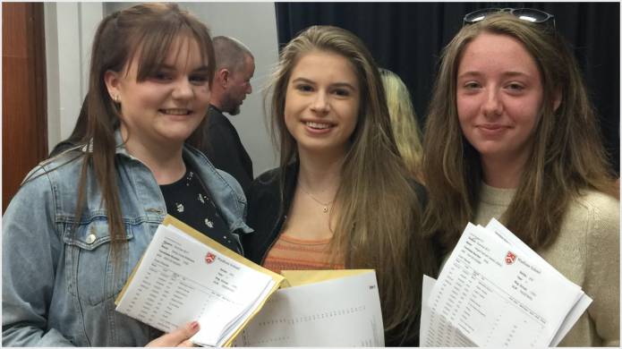 GCSE RESULTS 2017: Wadham celebrates a double triple Photo 1