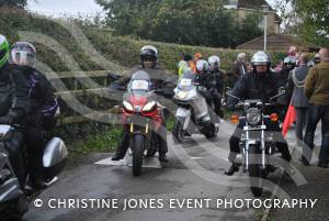 Sunflower Ride Part 1 – September 17, 2017: Bikers showed their support for St Margaret’s Somerset Hospice by taking part in the annual Sunflower Ride organised by the Yeovil-based Westland Motorcycle Club. Photo 15