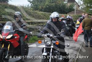 Sunflower Ride Part 1 – September 17, 2017: Bikers showed their support for St Margaret’s Somerset Hospice by taking part in the annual Sunflower Ride organised by the Yeovil-based Westland Motorcycle Club. Photo 16
