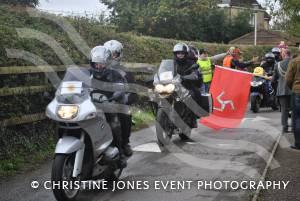 Sunflower Ride Part 1 – September 17, 2017: Bikers showed their support for St Margaret’s Somerset Hospice by taking part in the annual Sunflower Ride organised by the Yeovil-based Westland Motorcycle Club. Photo 17