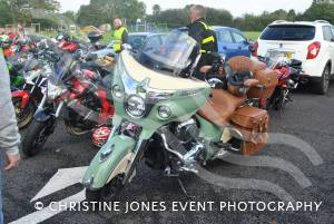 Sunflower Ride Part 1 – September 17, 2017: Bikers showed their support for St Margaret’s Somerset Hospice by taking part in the annual Sunflower Ride organised by the Yeovil-based Westland Motorcycle Club. Photo 3