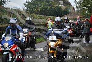 Sunflower Ride Part 2 – September 17, 2017: Bikers showed their support for St Margaret’s Somerset Hospice by taking part in the annual Sunflower Ride organised by the Yeovil-based Westland Motorcycle Club. Photo 25