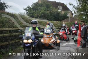 Sunflower Ride Part 2 – September 17, 2017: Bikers showed their support for St Margaret’s Somerset Hospice by taking part in the annual Sunflower Ride organised by the Yeovil-based Westland Motorcycle Club. Photo 7