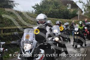 Sunflower Ride Part 3 – September 17, 2017: Bikers showed their support for St Margaret’s Somerset Hospice by taking part in the annual Sunflower Ride organised by the Yeovil-based Westland Motorcycle Club. Photo 16