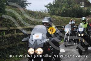 Sunflower Ride Part 3 – September 17, 2017: Bikers showed their support for St Margaret’s Somerset Hospice by taking part in the annual Sunflower Ride organised by the Yeovil-based Westland Motorcycle Club. Photo 17