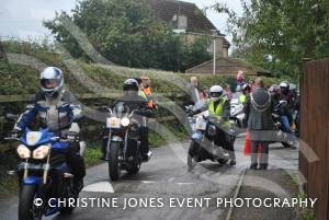 Sunflower Ride Part 3 – September 17, 2017: Bikers showed their support for St Margaret’s Somerset Hospice by taking part in the annual Sunflower Ride organised by the Yeovil-based Westland Motorcycle Club. Photo 4