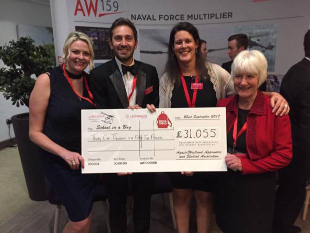 YEOVIL NEWS: School in a Bag takes off with AWASA to the tune of £31,055