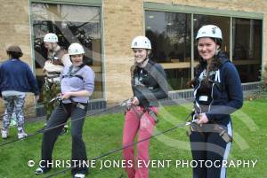 Charity Abseil: Taking the plunge - March 9, 2013. Nervous smiles. Photo 9