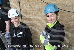 Charity Abseil: From the Top - March 9, 2013: It's nearly time to descend. Photo 2