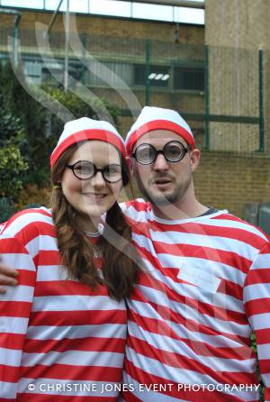 Charity Abseil: Where's Wally? - March 9, 2013: Abseil fundraisers Sophie Cairncross and Duane Stone. Photo 1