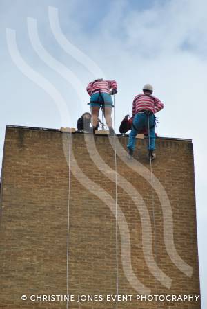 Charity Abseil: Where's Wally? - March 9, 2013: They're off! Photo 6